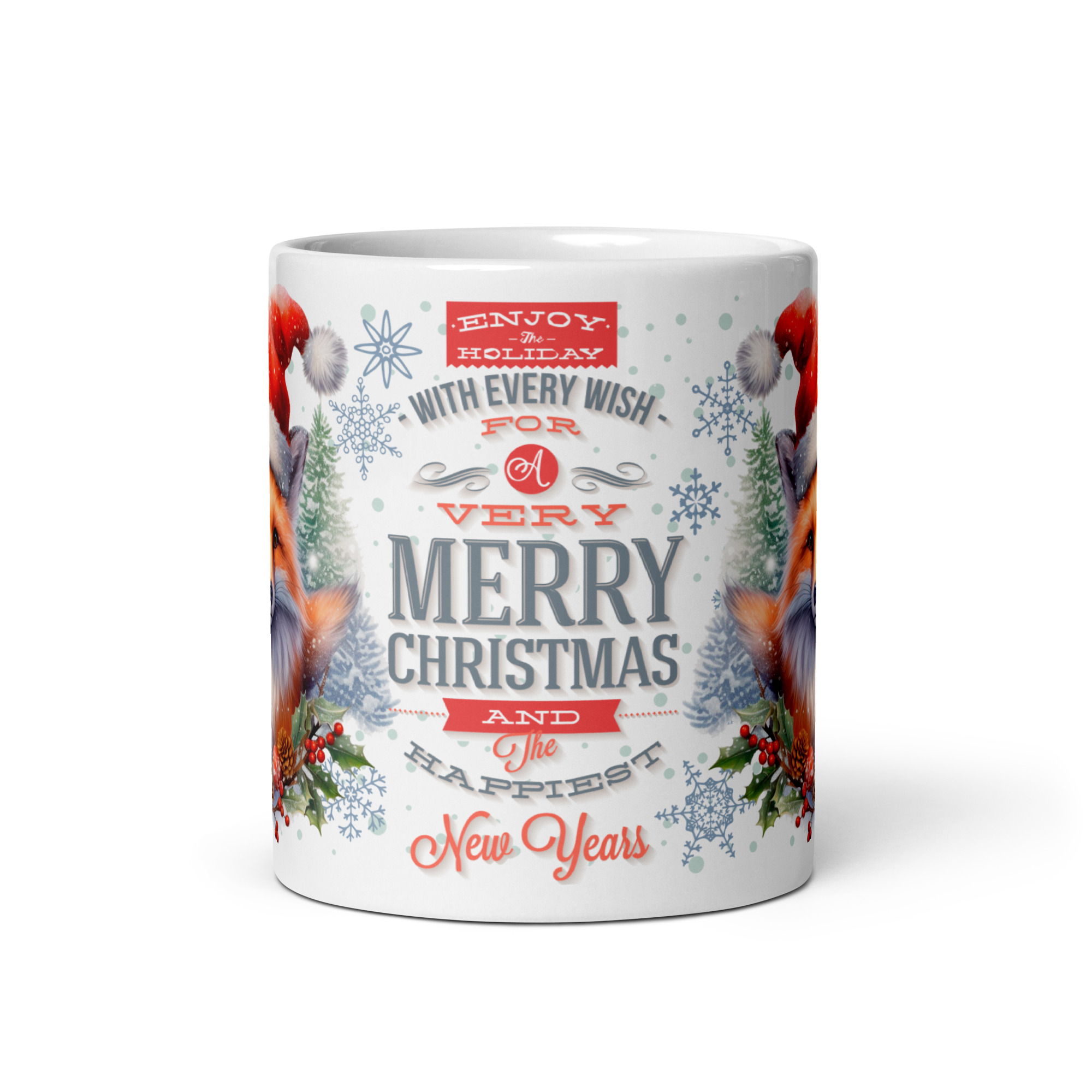 merry christmas fox | coffee mug | oz merry christmas fox | coffee mug | oz