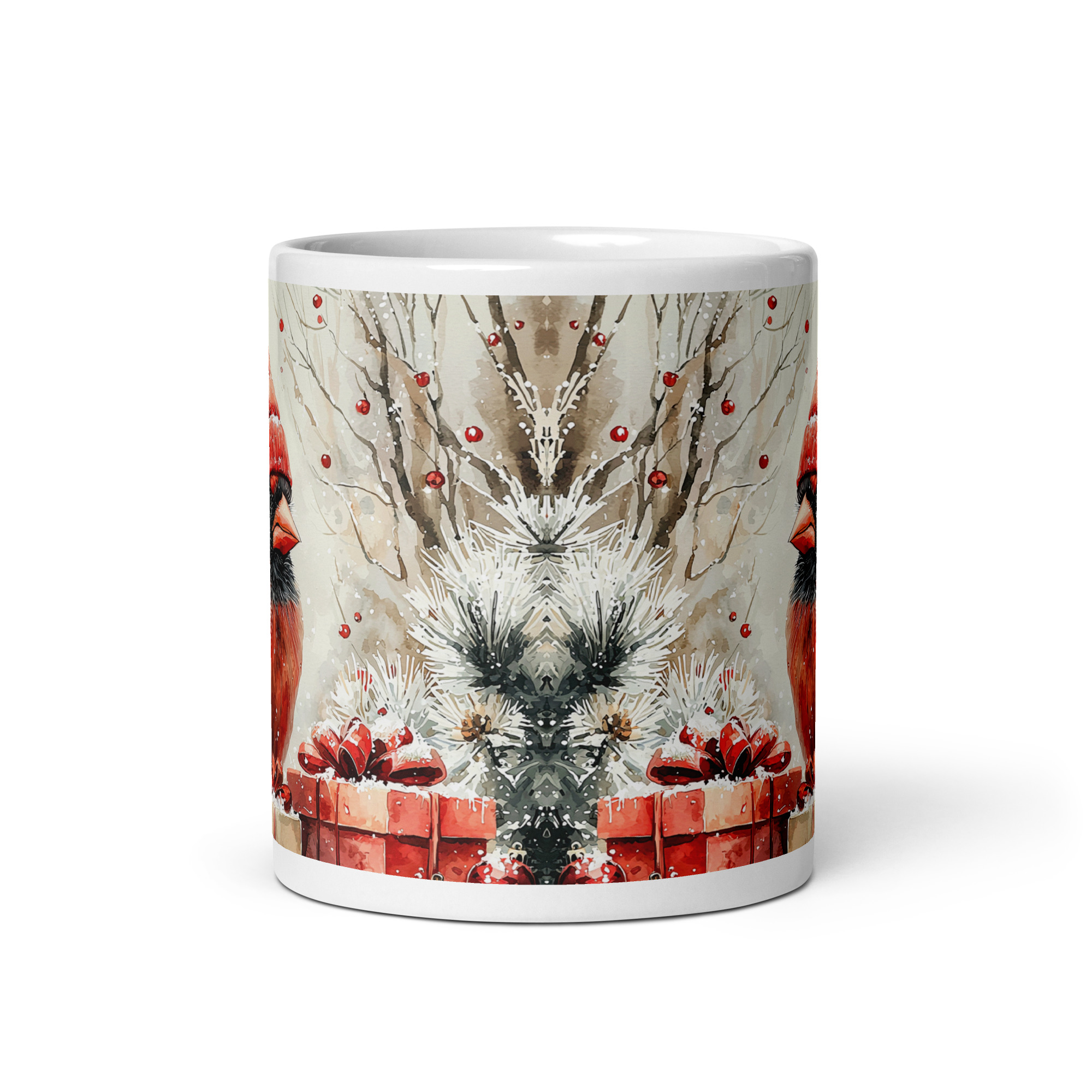 santa cardinal | coffee mug | 11 oz santa cardinal | coffee mug | 11 oz