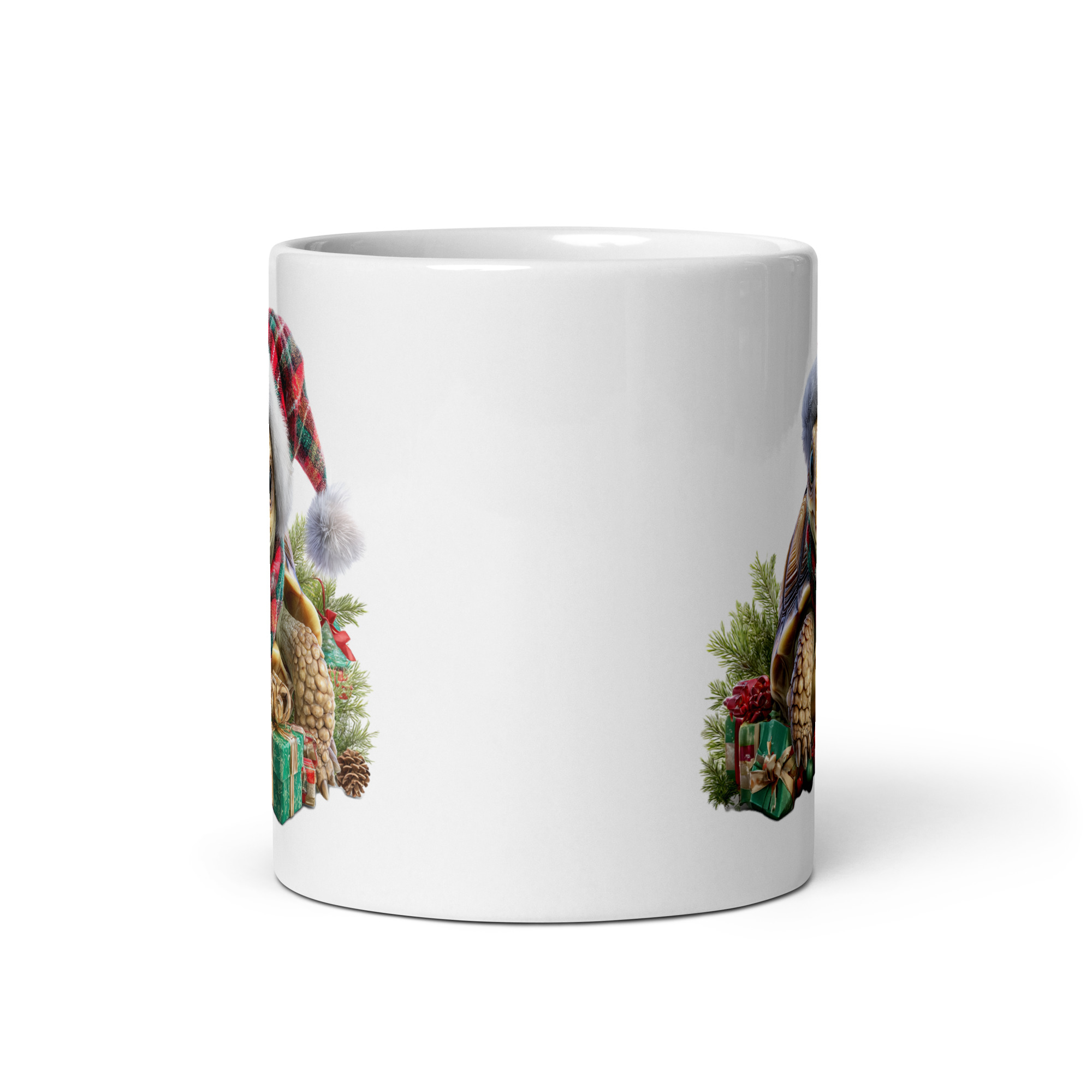 santa tortoise | coffee mug | 11 oz santa tortoise | coffee mug | 11 oz