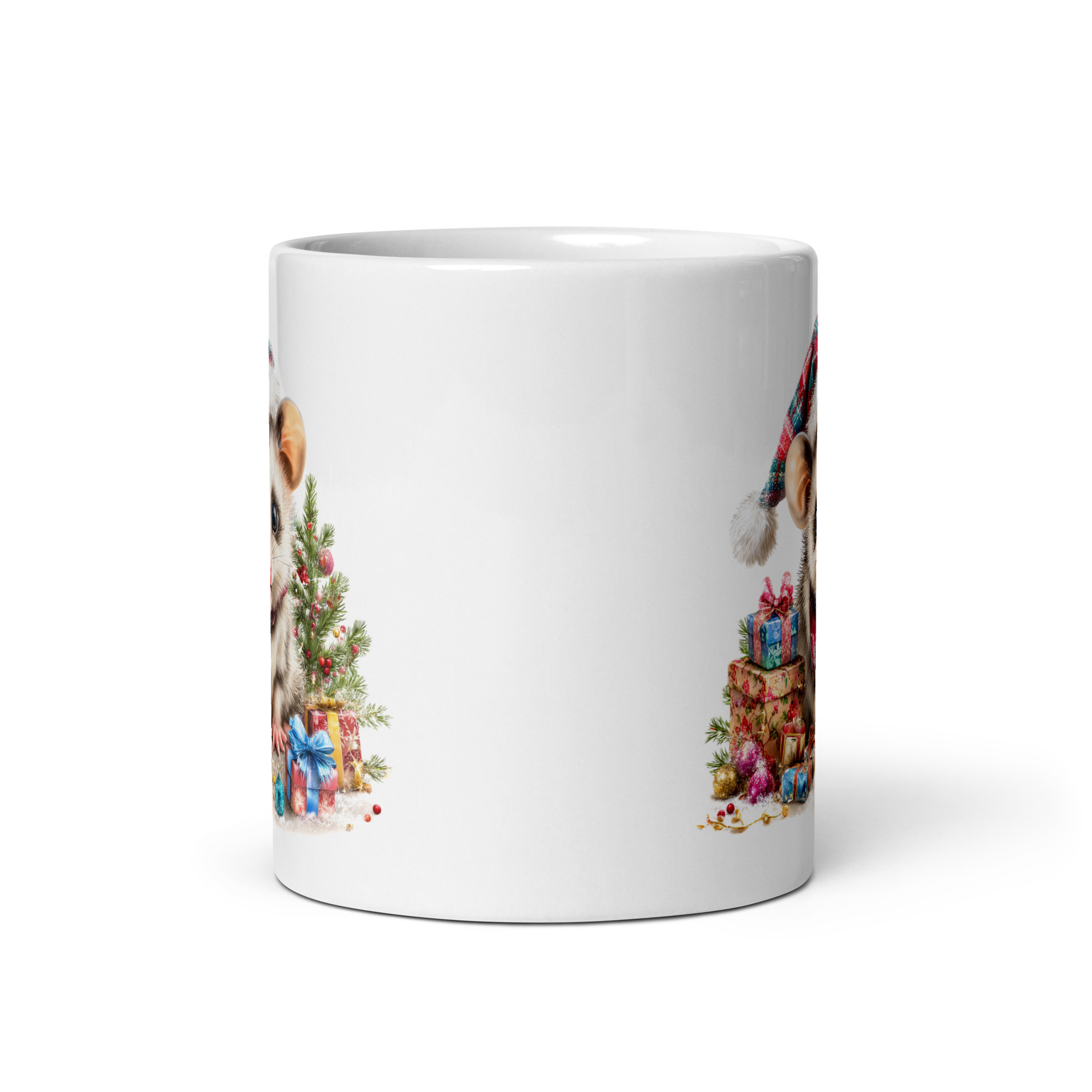 santa opossum | coffee mug | 11 oz santa opossum | coffee mug | 11 oz