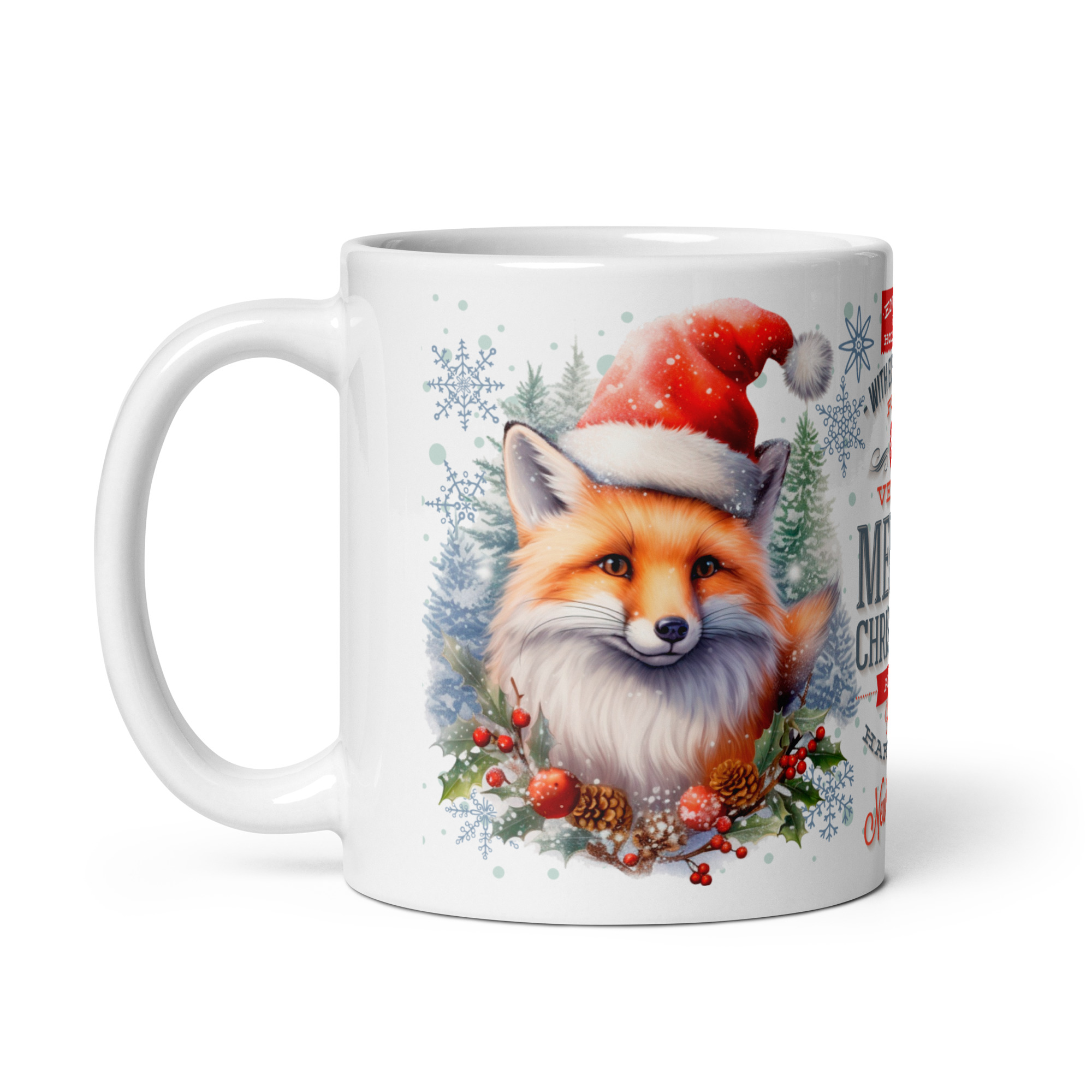 merry christmas fox | coffee mug | oz merry christmas fox | coffee mug | oz