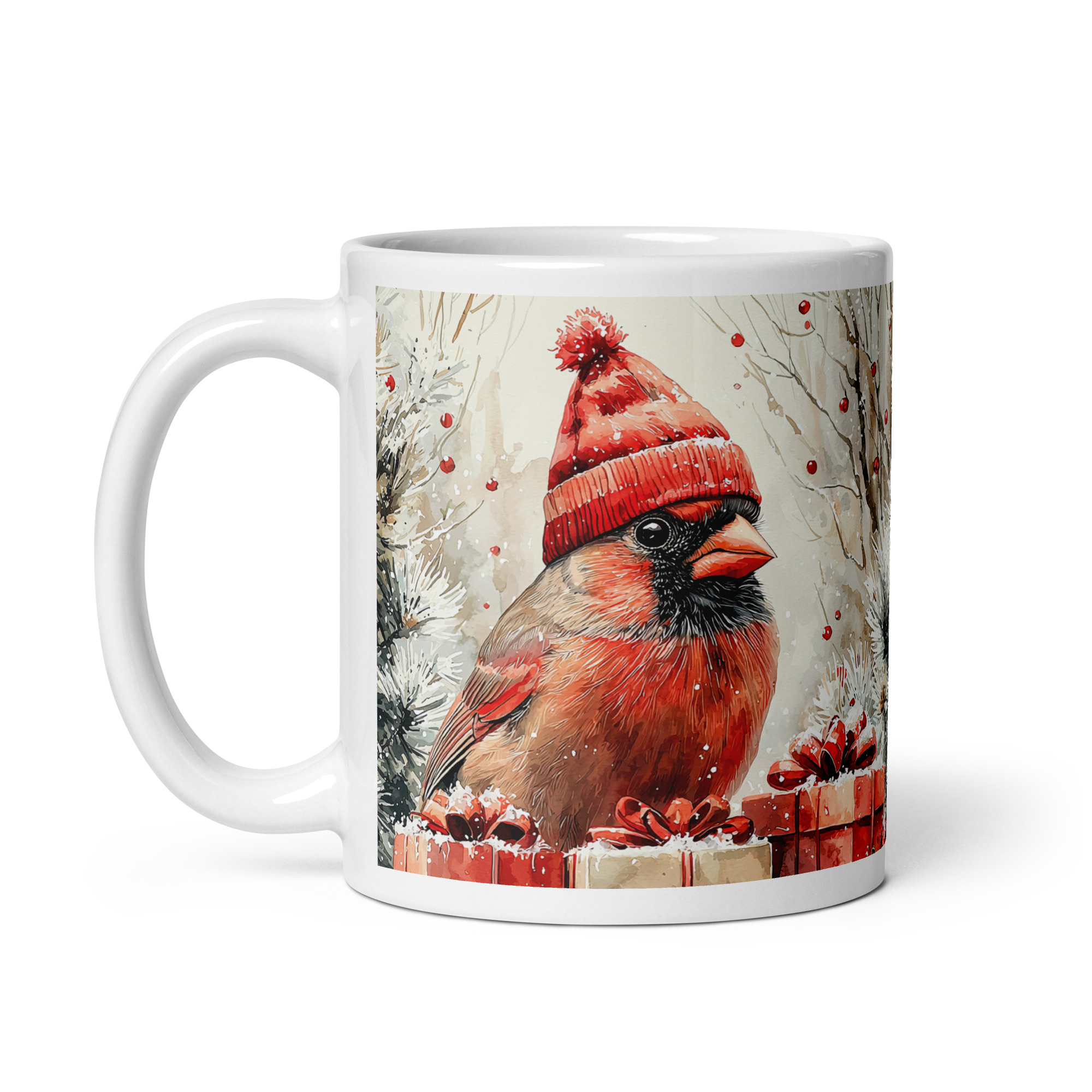 santa cardinal | coffee mug | 11 oz santa cardinal | coffee mug | 11 oz