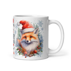 merry christmas fox | coffee mug | oz