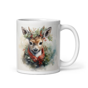 christmas baby deer | coffee mug | 11 oz