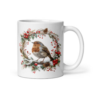 winter christmas bird | coffee mug | 11 oz
