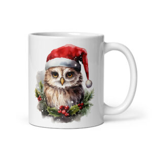 christmas owl | coffee mug | 11 oz