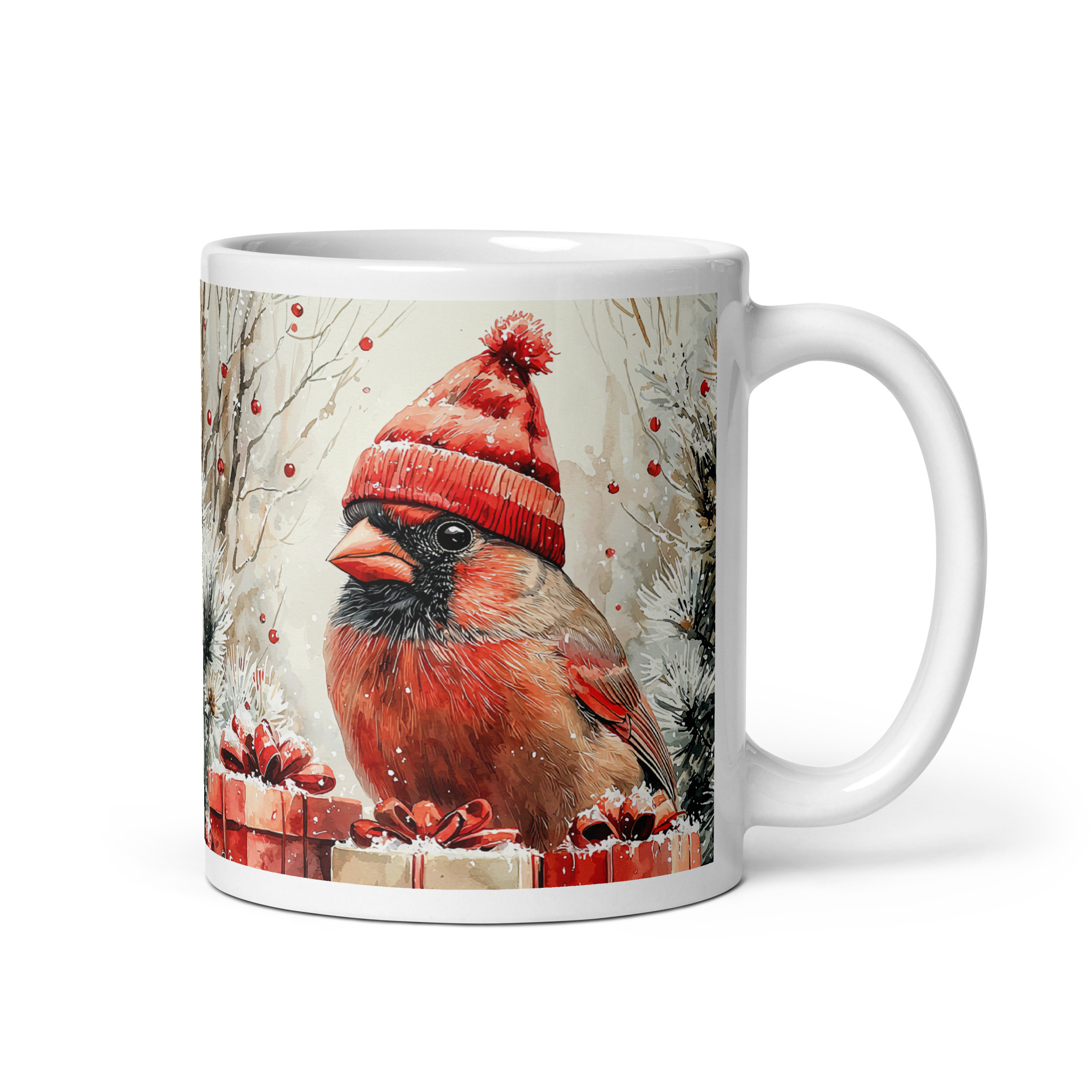 santa cardinal | coffee mug | 11 oz santa cardinal | coffee mug | 11 oz