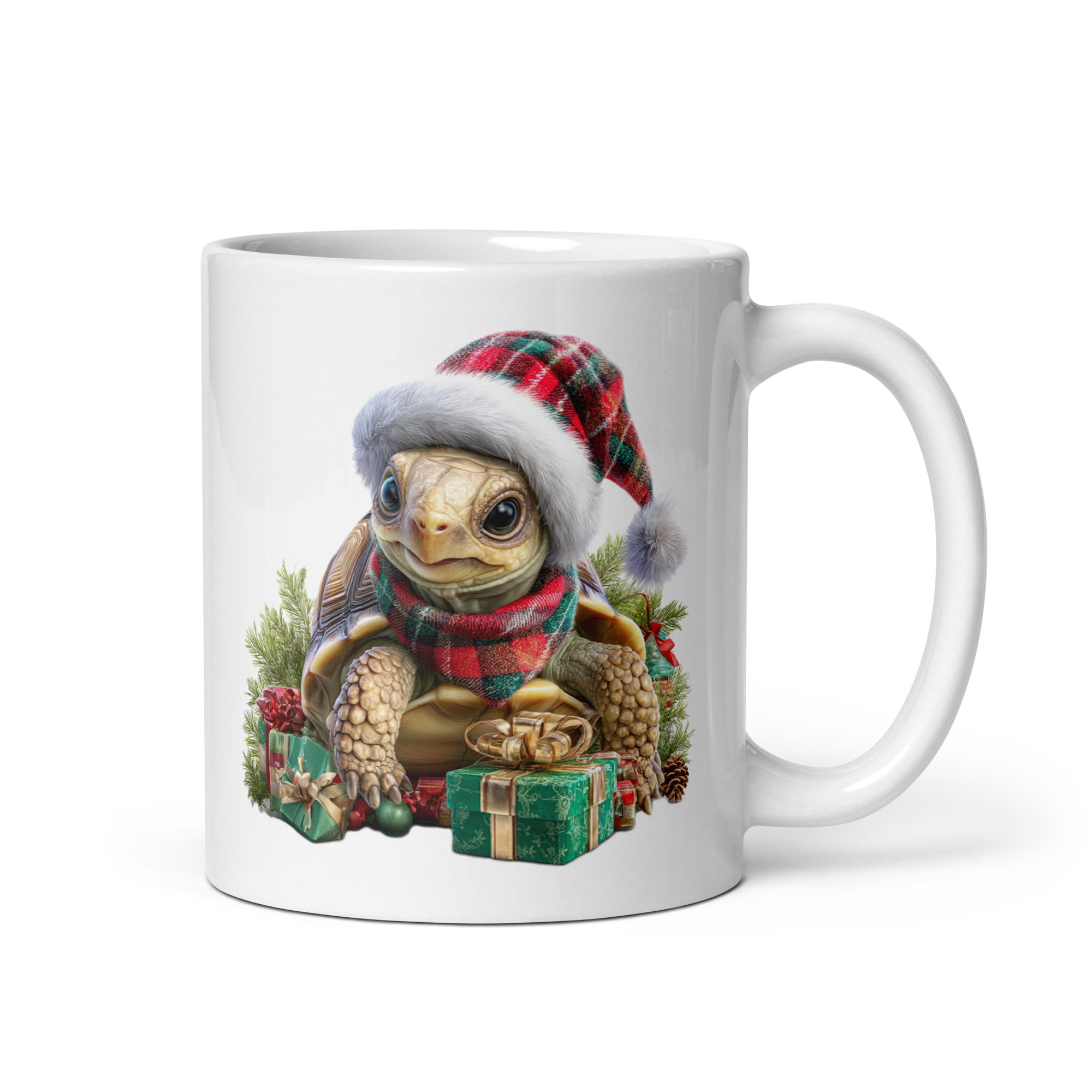 santa tortoise | coffee mug | 11 oz santa tortoise | coffee mug | 11 oz