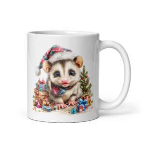 santa opossum | coffee mug | 11 oz