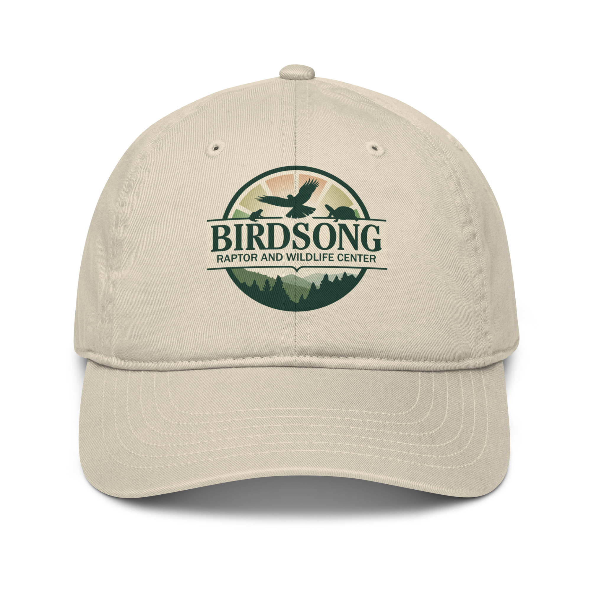 tan organic cotton classic ball cap birdsongrwc logo tan organic cotton classic ball cap birdsongrwc logo