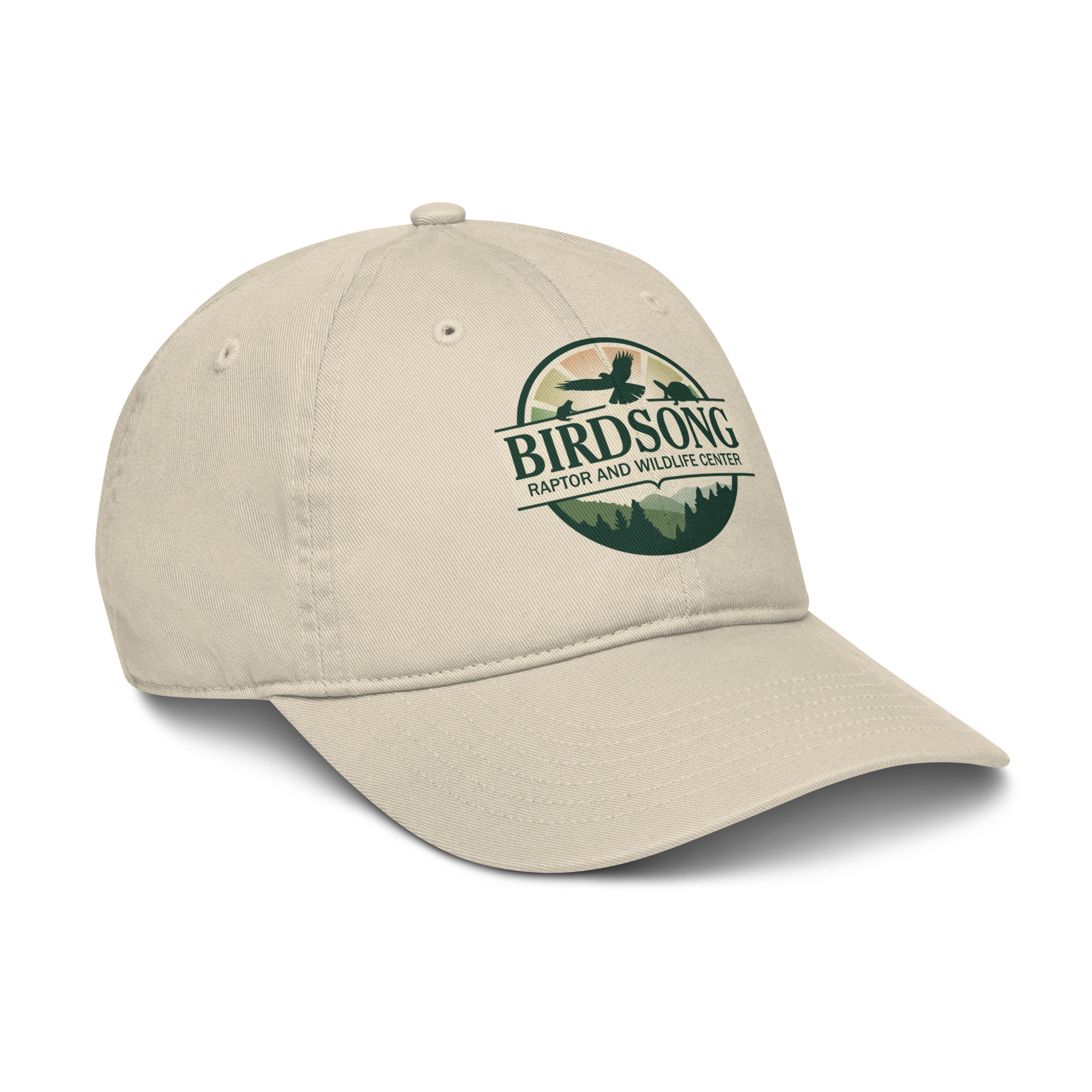tan organic cotton classic ball cap birdsongrwc logo tan organic cotton classic ball cap birdsongrwc logo